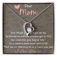 Dear Mom Thread Woven FOREVER LOVE Necklace